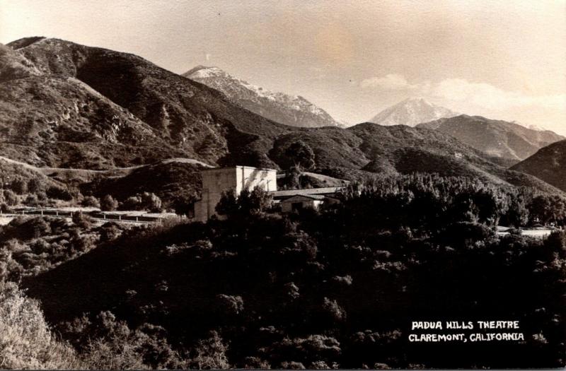 California Claremont Padua Hills Theatre Real Photo