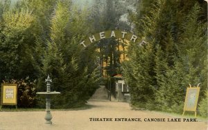 NH - Canobie Lake Park. Theatre Entrance, Salem Cadet Band Playing