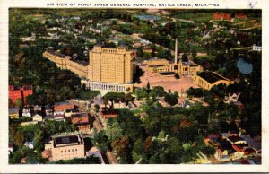 Michigan Battle Creek Aerial View Of Percy Jones General Hospital 1952