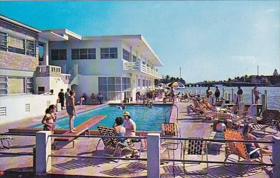 Florida Miami Beach Les Chateaux MotelWith Pool