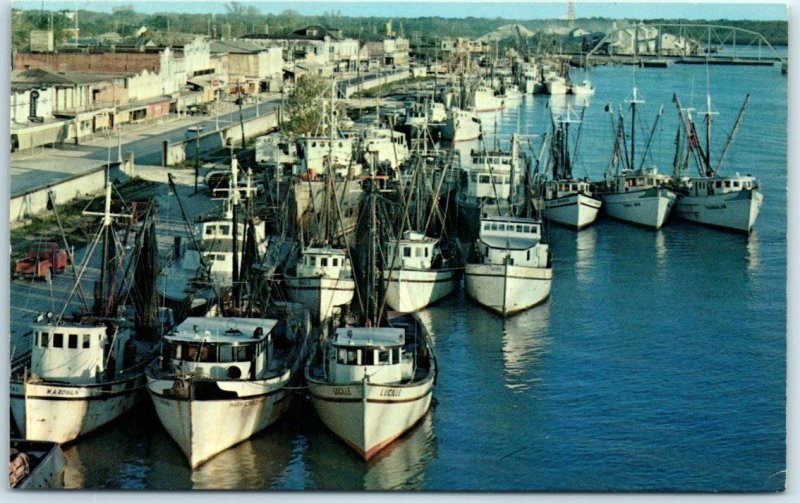 M-36454 Shrimp Boats Morgan City Louisiana
