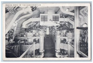 Engine Room Of The Submarine Great Lakes Exposition Cleveland Ohio OH Postcard