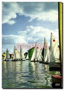 Modern Postcard Vichy Allier Health Interests Regates holiday on Lake Allier