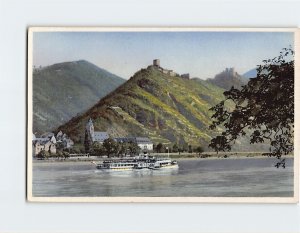 Postcard Liebenstein und Sterrenberg gen. die feindl. Brüder, Am Rhein, Germany