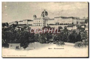 Old Postcard Bern Bundespalast