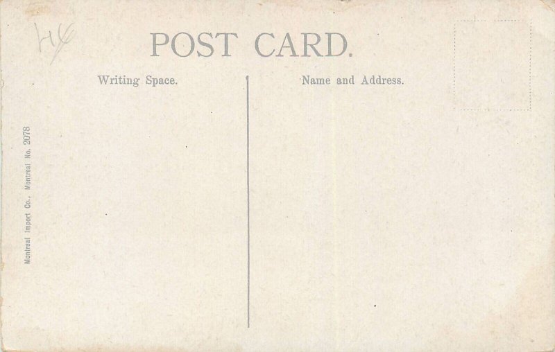 Canada Quebec Montcalm Monument postcard