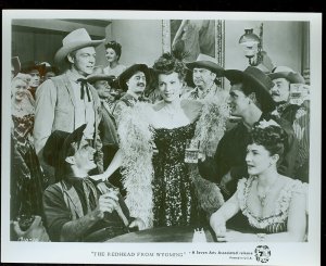 Movie Still, The Redhead From Wyoming, Maureen O'Hara, Alex Nicol, Jack Kelly