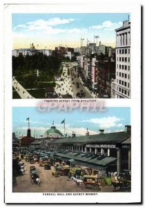 Postcard From Old Tremont Street Boylston Faneuil Hall Quincy Market And Comm...