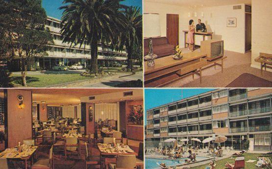 Motel Palm Lake Melbourne Queens Road Hotel Australian Postcard