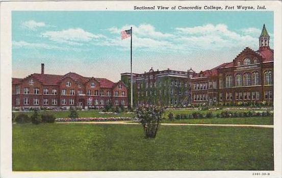 Indiana Fort Wayen Sectional View OF Concordia College
