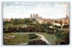 Postcard York, from the Station Hotel, England, UK written on no date D21