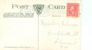 Salem Massachusetts New Salem High School 1918 Postcard