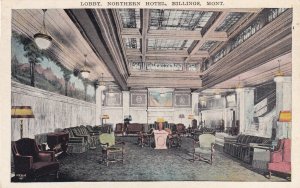 BILLINGS , Montana , 1900-10s ; Lobby Northern Hotel