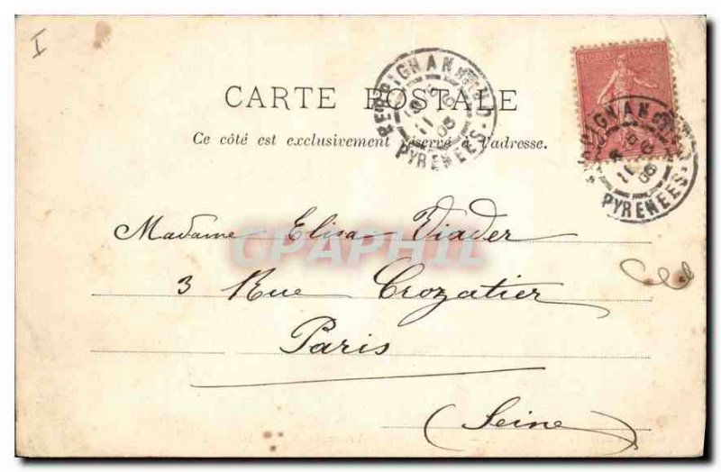 Old Postcard Paris Arc de Triomphe Etoile