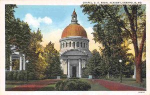 Chapel US Naval Academy Annapolis Maryland postcard