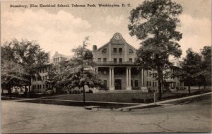 Postcard Dormitory at Bliss Electrical School at Takoma Park, Washington D.C.