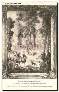 Old Postcard The Gobelins Tapestry Of The Hunts Louis Sleuth D & # 39Apres Ou...