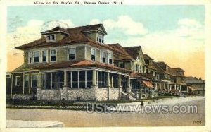 Broad Street  - Penns Grove, New Jersey NJ Postcard