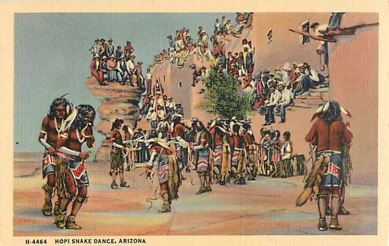 Linen of Hopi Snake Dance in Arizona AZ