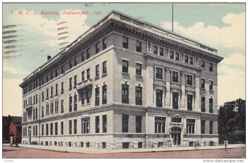 Y.M.C.A. Building, INDIANAPOLIS, Indiana, PU-1912