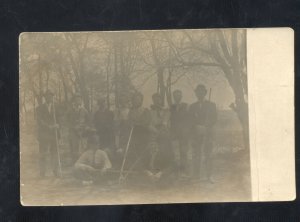 RPPC OTTAWA KANSAS FAMILY PARK RUBY THOMPSON PAXTON IL REAL PHOTO POSTCARD