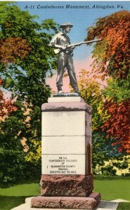 VA - Abingdon. Confederate Monument