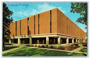 1978 Armstrong Hall Exterior Colorado College Colorado Springs CO Trees Postcard