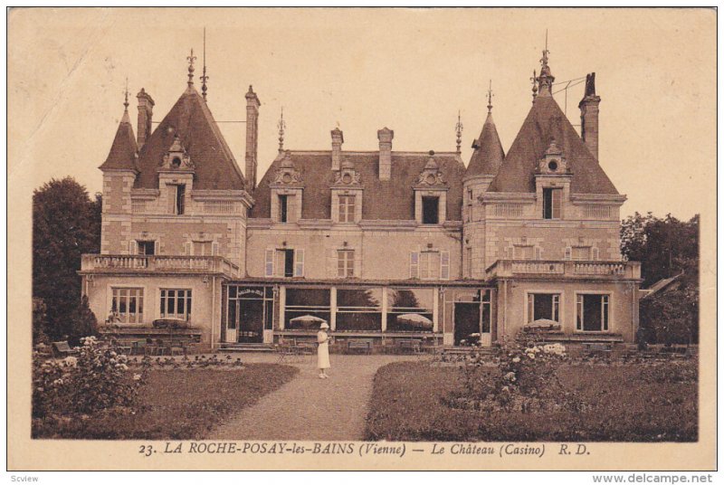 LA ROCHE POSAY, Vienne, France, 1900-1910's; Le Chateau, Casino