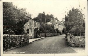 Yealand Conyers England Road Street Vintage Frith's Real Photo Postcard