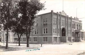 Canton South Dakota I.O.O. F. Masonic Temple Thorson Gym real photo pc Y13893