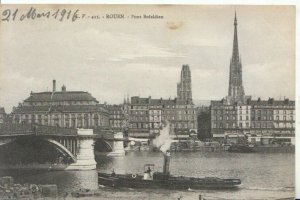 France Postcard - Rouen - Pont Boieldieu - Ref 14835A