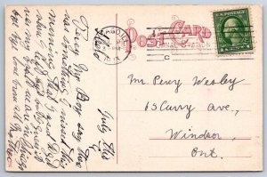 Mary Thompson Hospital And Training School For Nurses, Chicago IL, 1913 Postcard