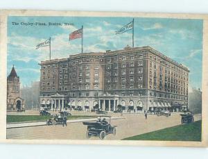 Damaged-Back W-Border COPLEY PLAZA HOTEL Boston Massachusetts MA B4577