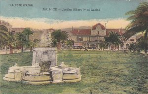 France Nice Jardins Albert 1st et Casino 1923