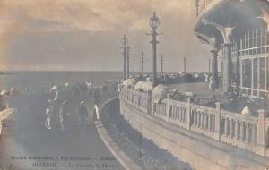 Ostende Belgium Le Kursaal La Terrase Patio Real Photo Antique Postcard K17382