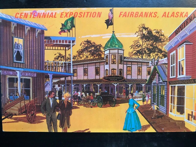 Vintage Postcard 1967 Centennial Exposition Fairbanks Alaska 