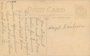 C-1910 Siloam Springs Arkansas Twin Springs Woman postcard 1626