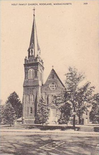 Massachusetts Rockland Holy Family Church