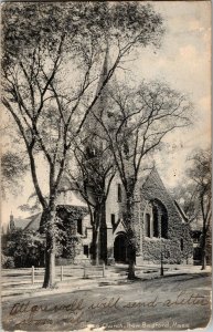 Grace Church, New Bedford MA c1906 Undivided Back Vintage Postcard L35