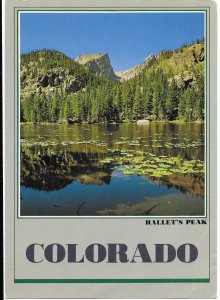 US Colorado. Halley's Peak with Nymph Lake.  Mint card. Beautiful Colorado.