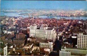 Postcard PANORAMIC SCENE Camden New Jersey NJ AO1466