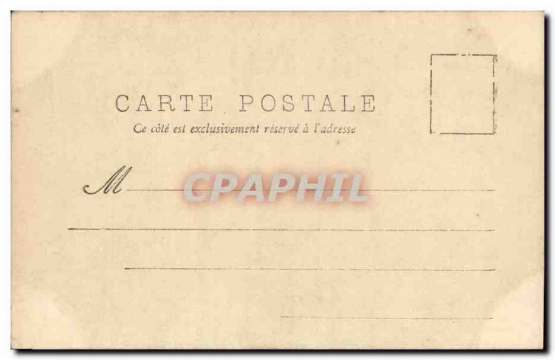 Postcard Old Man Fancy M Cure done penance