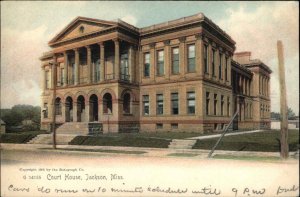 Jackson Mississippi MS Court House ROTOGRAPH c1905 Postcard 