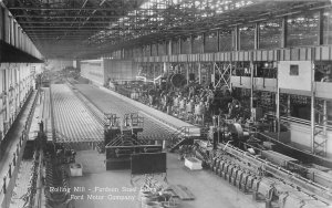 Ford Motor Company Rolling Mill Fordson Steel Plant Real Photo Postcard