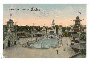 OH - Cleveland. Luna Park, Amusements ca 1914