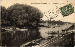 CPA Levallois Perret La Jatte les Passeurs (1311137)