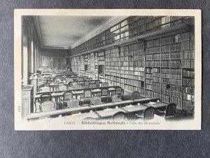 Bibliotheque Nationale Paris France Litho Postcard H1362084535