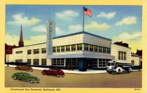 MD - Baltimore. Greyhound Bus Terminal