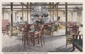 AYER, Massachusetts, 1910-1920s; Interior Hostess House, Camp Devens