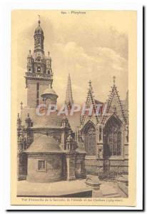 Pleyben Postcard View of Old & # 39ensemble the sacristy of & # 39abside and ...